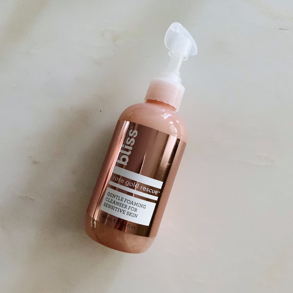 bliss rose gold face wash